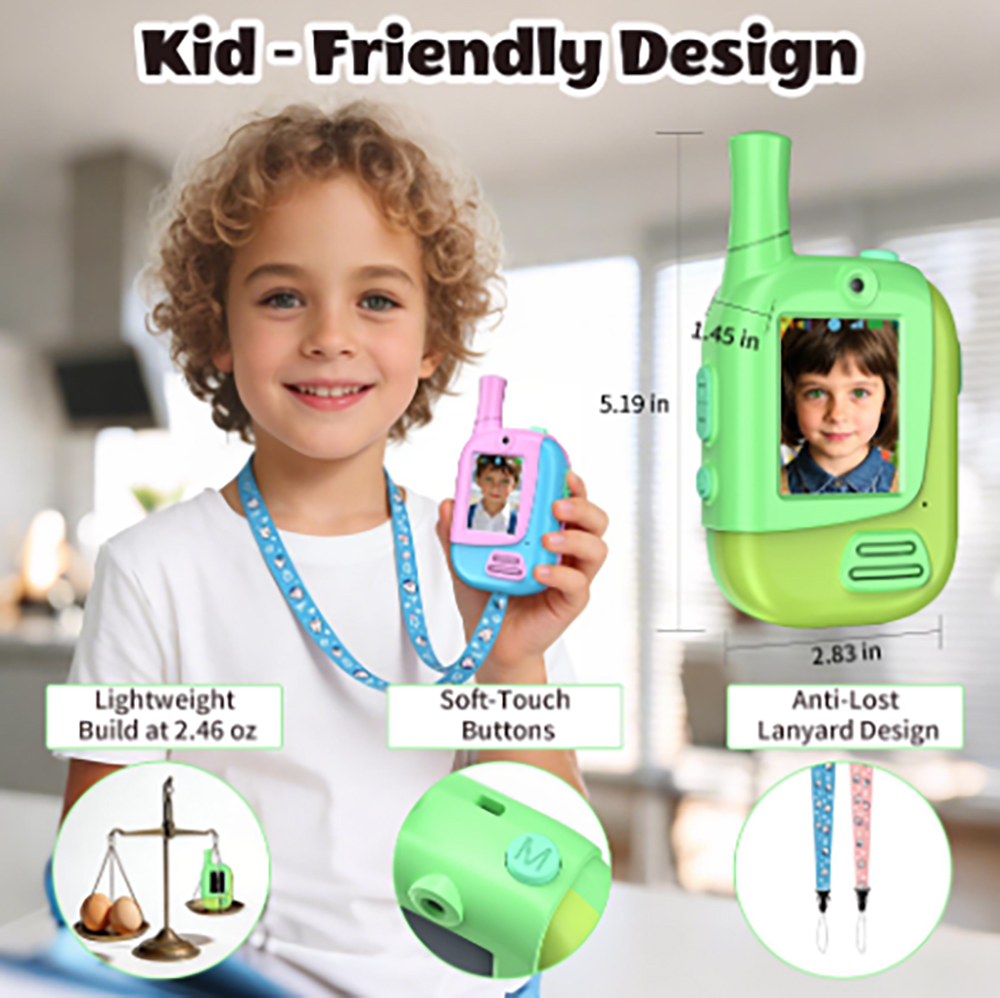 2 Pack Rechargeable Kids Video - Kids Indoor Outdoor Games 评论和价格