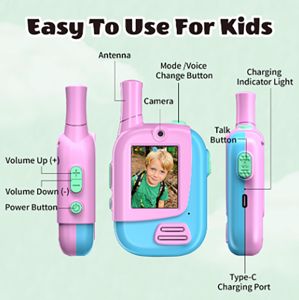 2 Pack Rechargeable Kids Video - Kids Indoor Outdoor Games 评论和价格