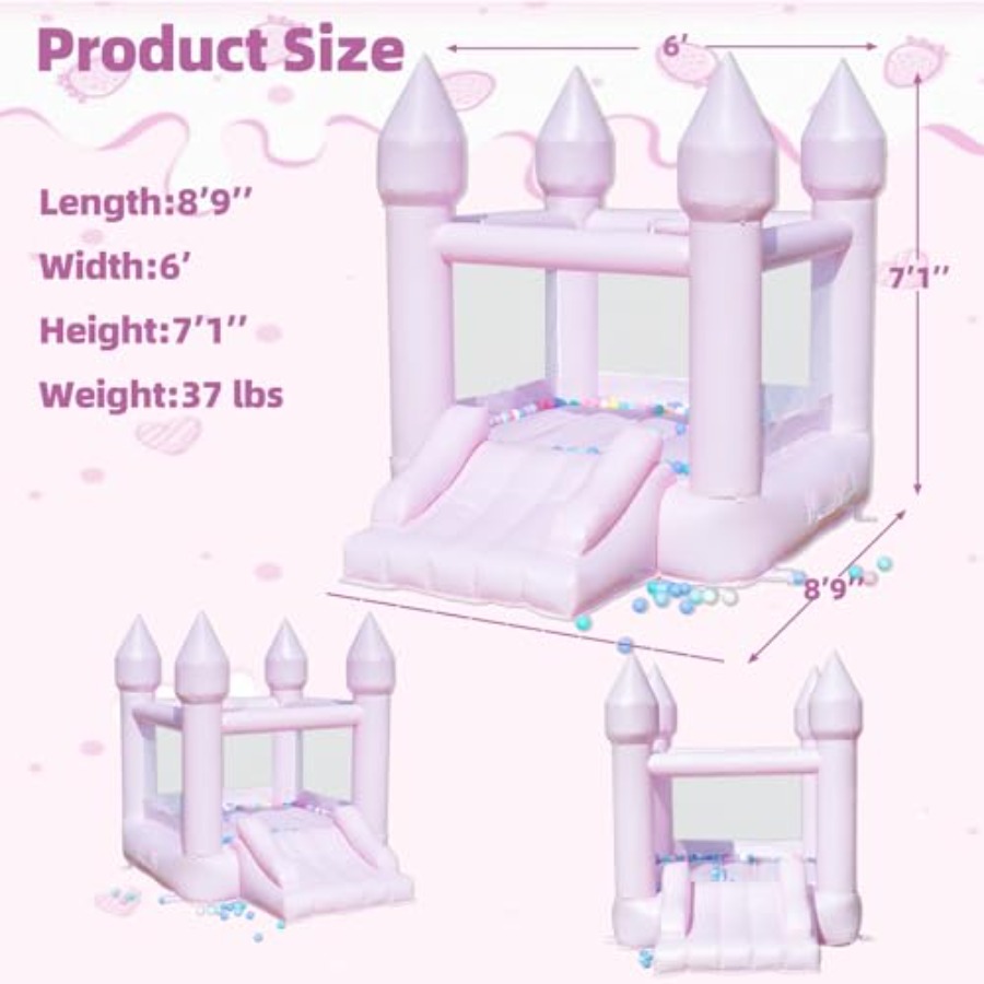 PVC bounce house for kids 3-6  - Kids Outdoor Slide 评论和价格