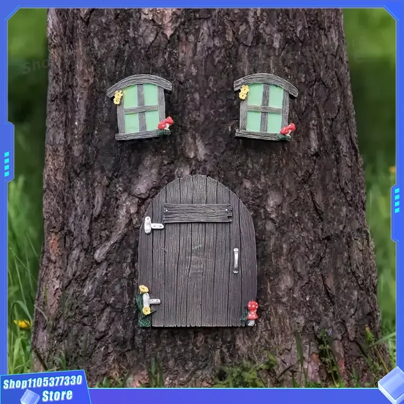 Miniature Fairy Door Sculpture - Kids Outdoor Fairy Garden 评论和价格